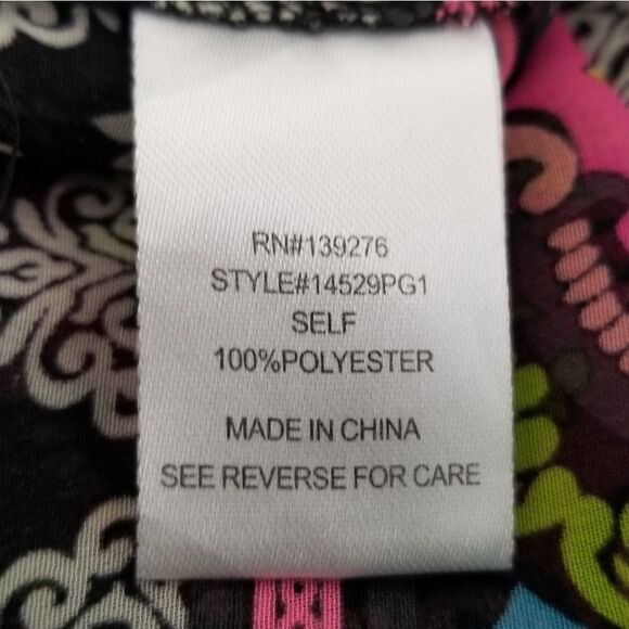 Daniel Rainn Chiffon Sheer Peasant Top With Tassels Women's Size Small - Picture 11 of 13